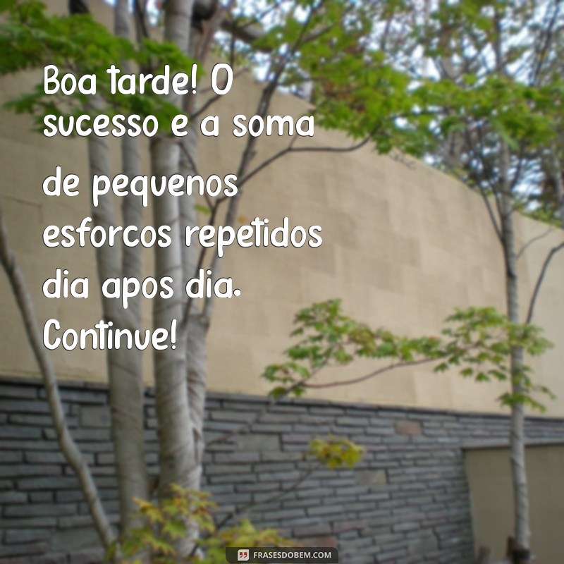 Mensagens Inspiradoras de Boa Tarde para Começar a Semana com Positividade 