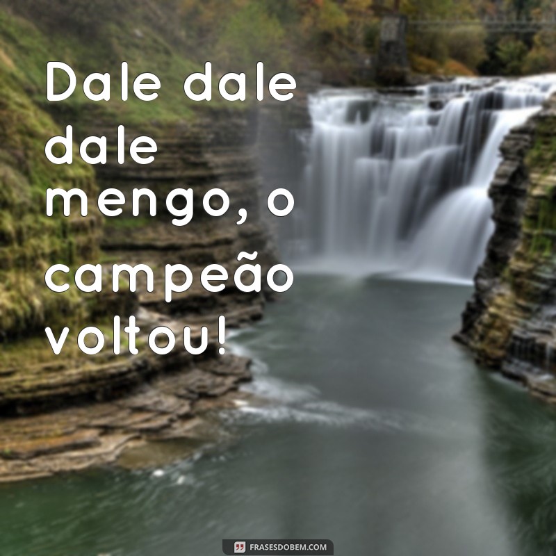 frases dale dale dale mengo Dale dale dale mengo, o campeão voltou!