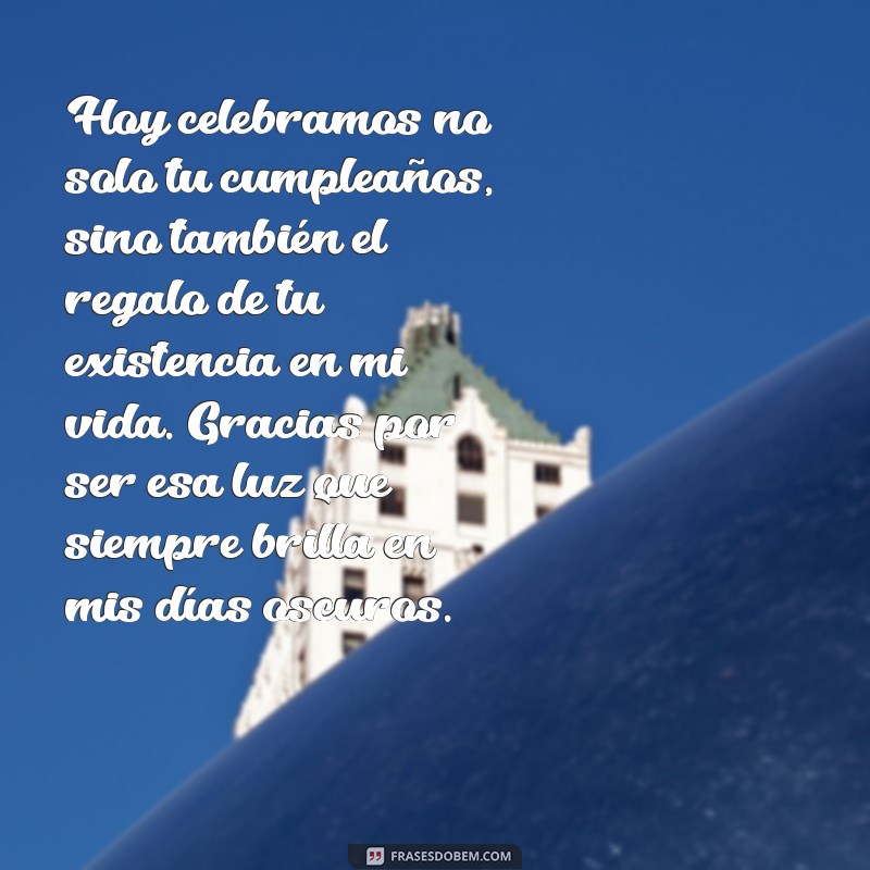 palabras de cumpleaños para una amiga que la haga llorar Hoy celebramos no solo tu cumpleaños, sino también el regalo de tu existencia en mi vida. Gracias por ser esa luz que siempre brilla en mis días oscuros.