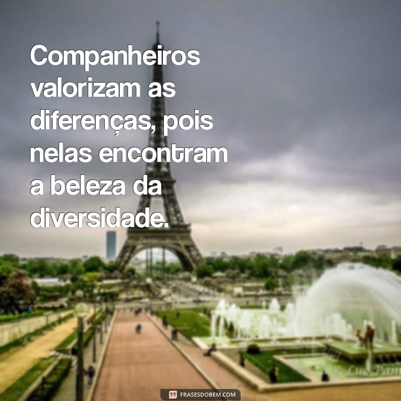 Companheirismo: Mensagens Inspiradoras para Fortalecer Seus Laços 