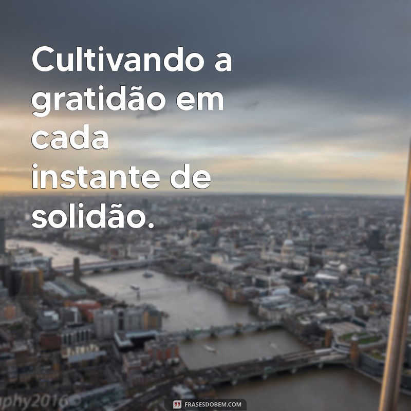 Frases Inspiradoras de Gratidão para Suas Fotos Sozinha no Instagram 