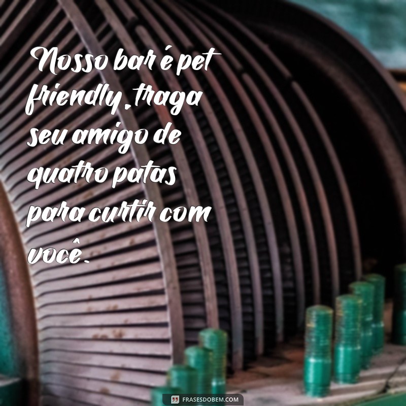 Encante seus clientes com as melhores frases para propaganda de bar 