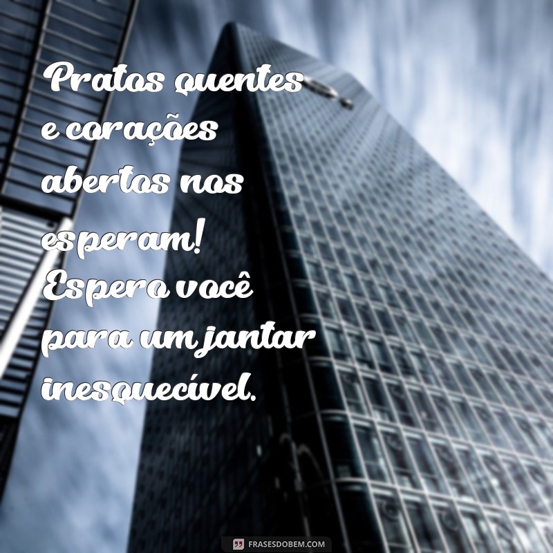 Convite Criativo para Jantar: Dicas e Exemplos para Impressionar Seus Convidados 