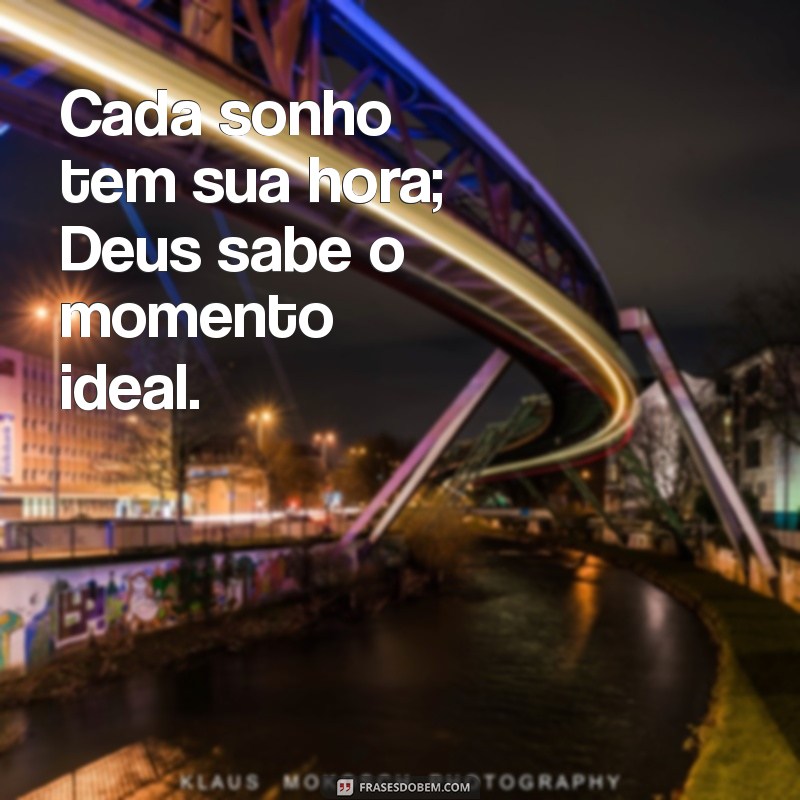 Entenda Como Deus Faz Tudo no Tempo Certo: Reflexões e Inspirações 