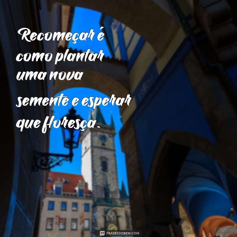 Frases Inspiradoras para Recomeçar a Vida com Esperança e Motivação 