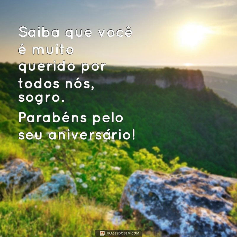 Encante seu sogro com belas frases de parabéns - Confira nossas sugestões! 