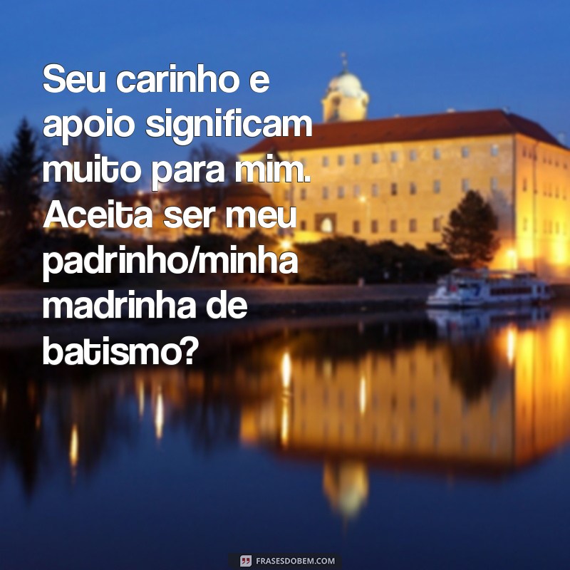 Convites Criativos para Padrinhos de Batismo: Mensagens que Encantam 