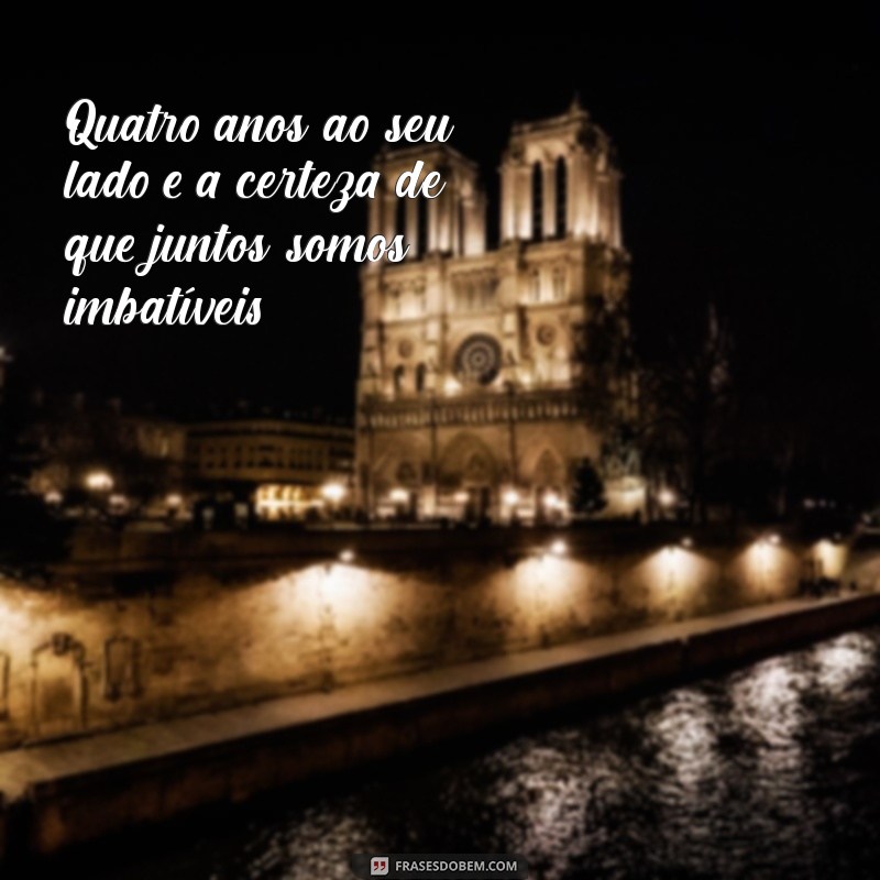 4 Anos de Casados: Celebrando o Amor e a Conexão em Cada Momento 