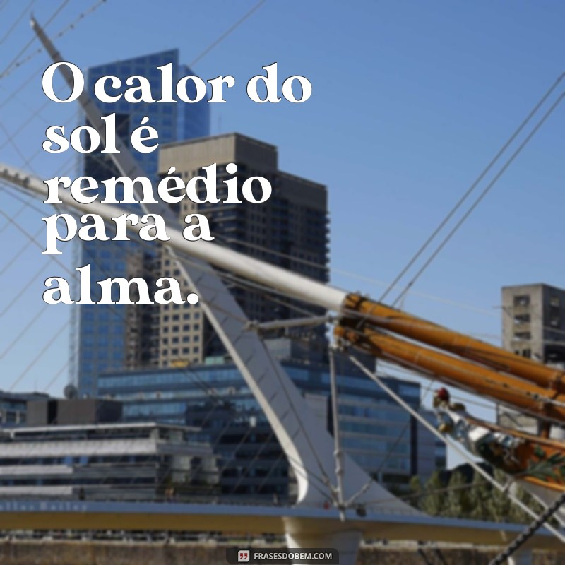 Frases Inspiradoras para Celebrar o Sol no Rosto e a Alegria da Vida 