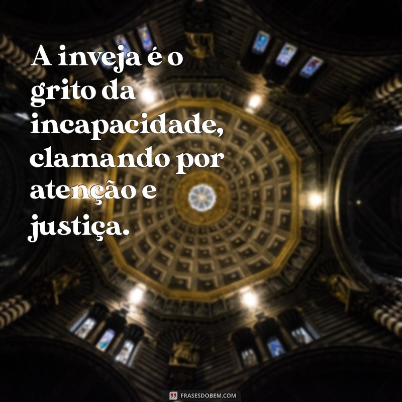 Frases Impactantes sobre Inveja: Refletindo a Falta de Capacidade 