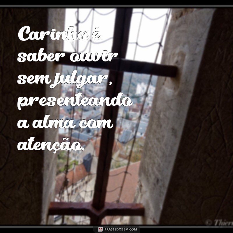 Entenda o Que é Carinho: A Importância e os Benefícios nas Relações 