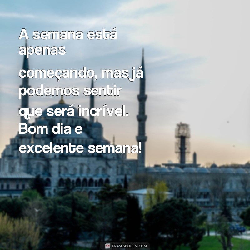 Comece sua semana com positividade: confira as melhores frases de bom dia! 