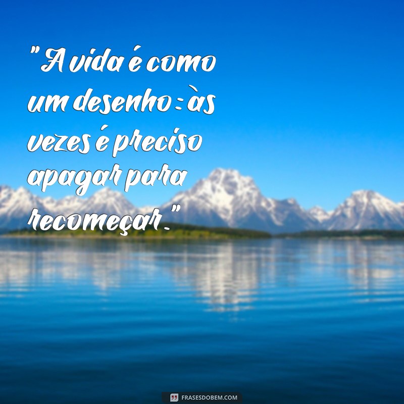 frases com desenho 