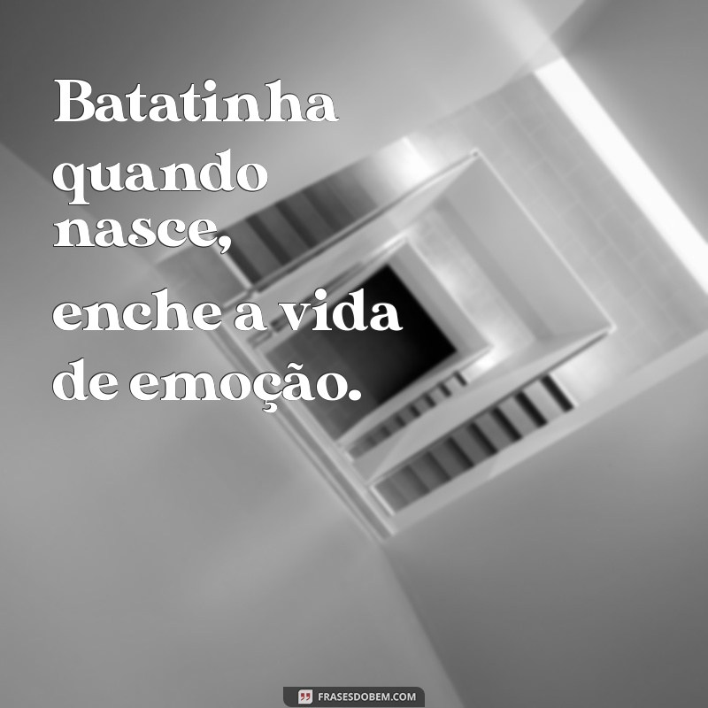 Descubra o Significado e a História da Canção Batatinha Quando Nasce 