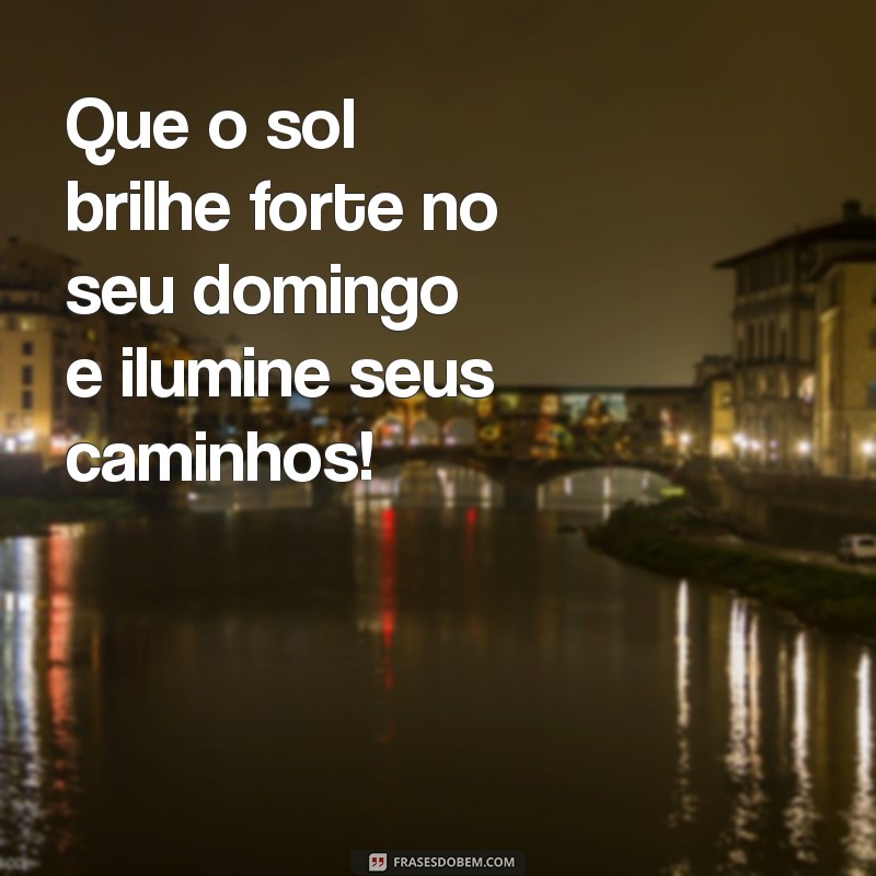 Como Aproveitar um Ótimo Domingo: Dicas para Relaxar e Recarregar as Energias 