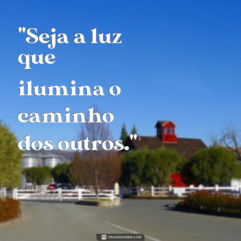 seja luz frases 