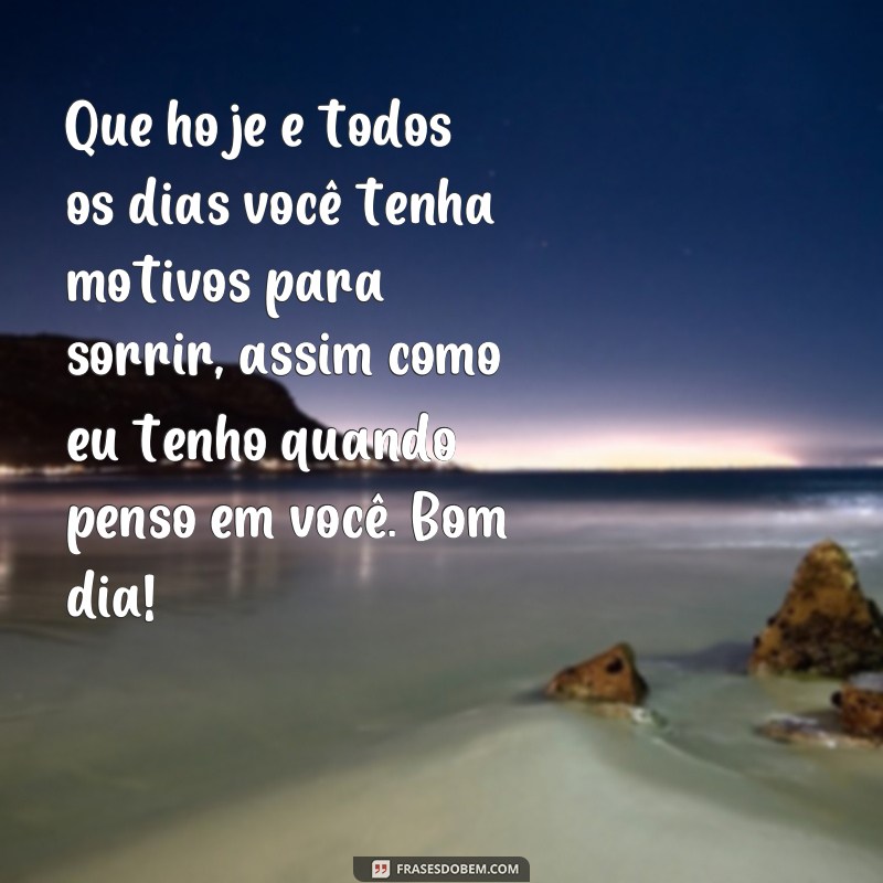 Descubra as melhores frases para dar bom dia ao crush e conquistar seu coração 