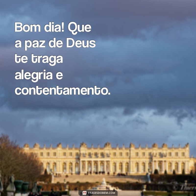 Bom Dia: Encontre a Paz de Deus em Cada Amanhã 