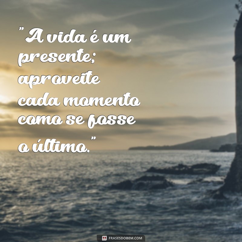 frases sobre viver intensamente 