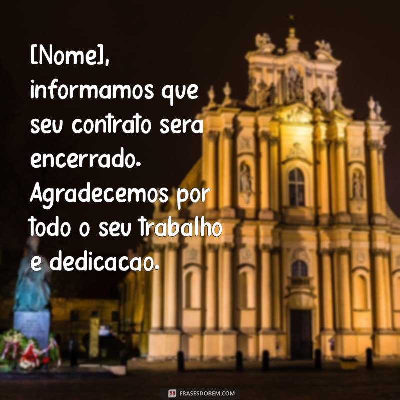 Como Redigir uma Mensagem de Dispensa de Funcionário: Dicas e Exemplos 