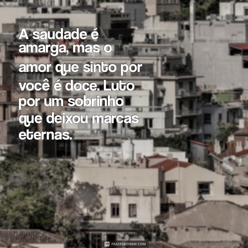 Como Lidar com o Luto pela Perda de um Sobrinho: Reflexões e Apoio 