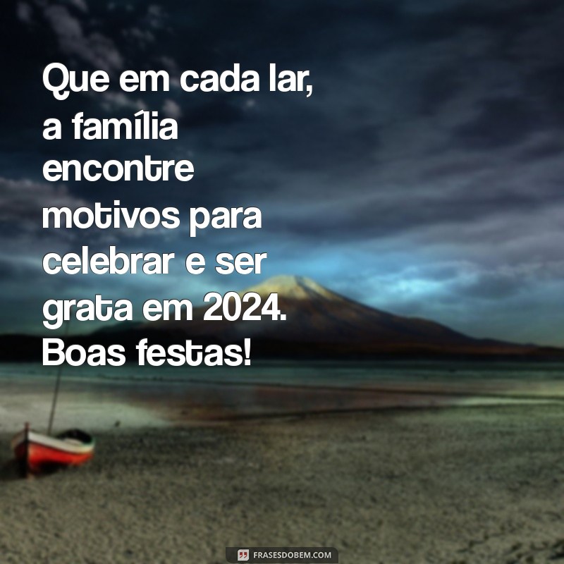 Mensagens Inspiradoras de Ano Novo para Compartilhar com a Família 