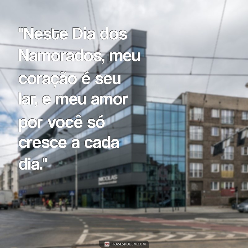 declaração para o dia dos namorados 