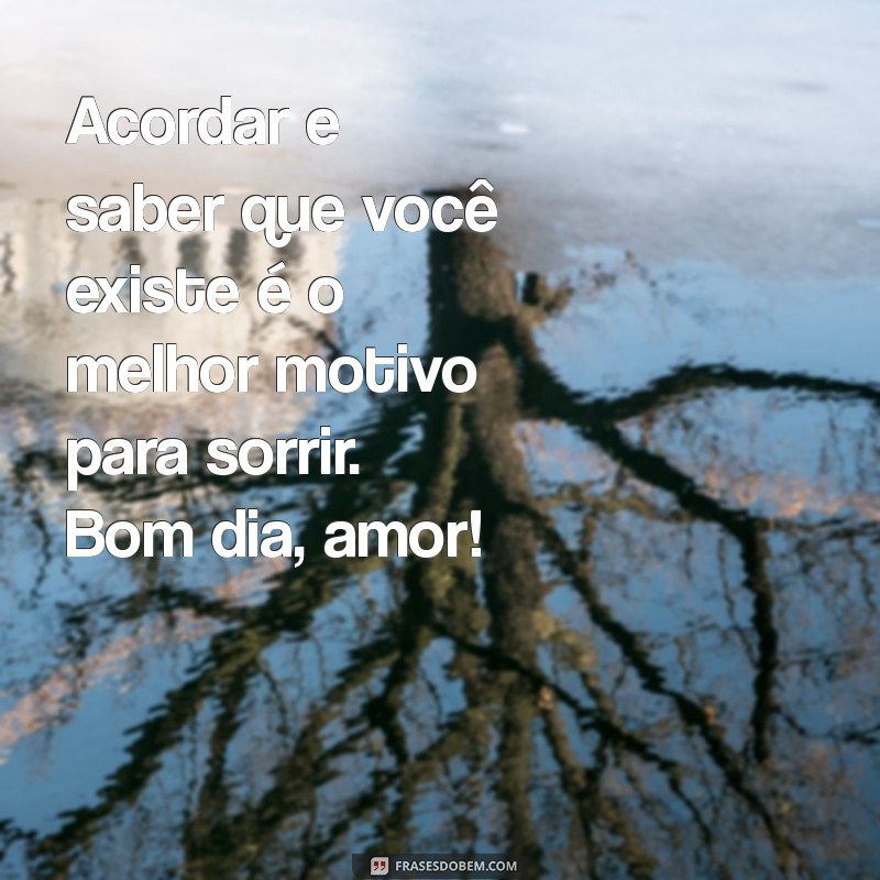 Frases de Bom Dia para Encantar o Seu Amor: Mensagens Românticas para Começar o Dia 