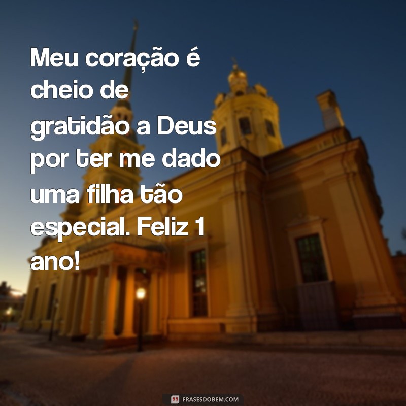 Celebrando o Primeiro Ano de Vida da Minha Filha: Um Agradecimento a Deus 