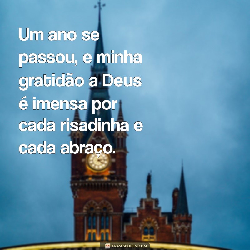 Celebrando o Primeiro Ano de Vida da Minha Filha: Um Agradecimento a Deus 