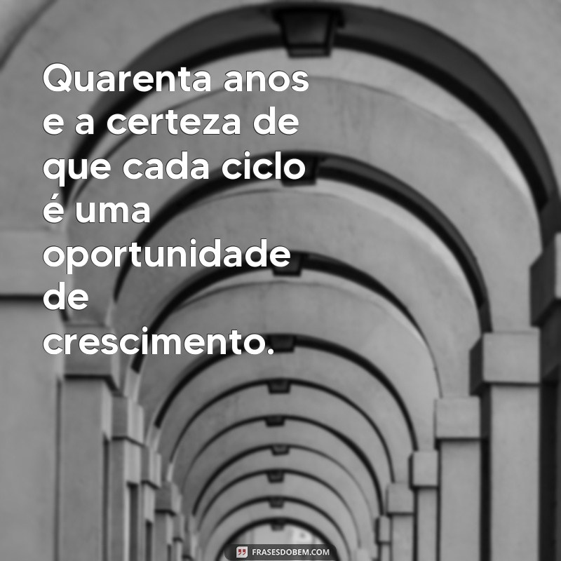 Reflexões e Mensagens Inspiradoras para Celebrar Meus 40 Anos 