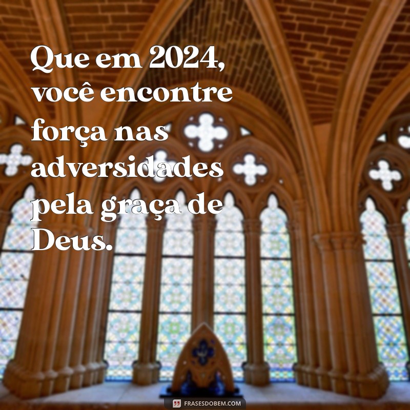 Mensagem Católica Inspiradora para um Ano Novo 2024 Abençoado 