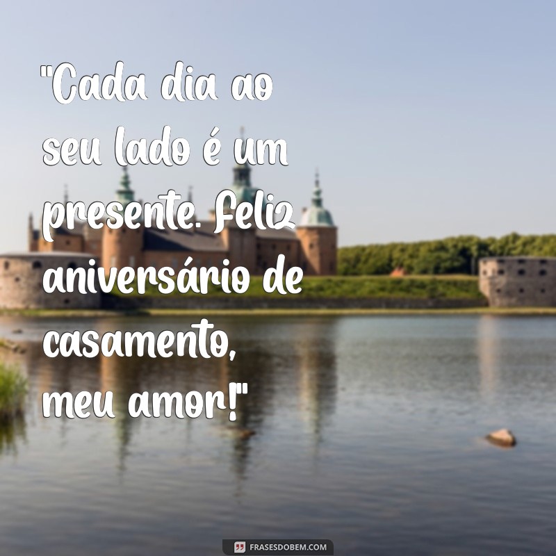 mensagem de amor aniversário de casamento 