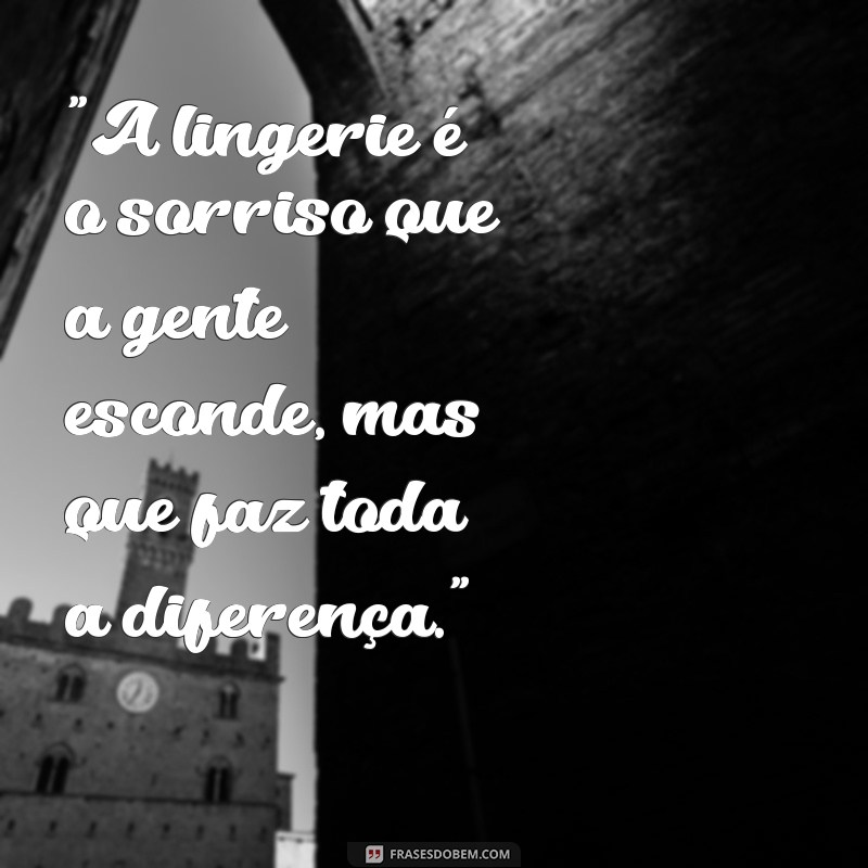 frases para lingerie 