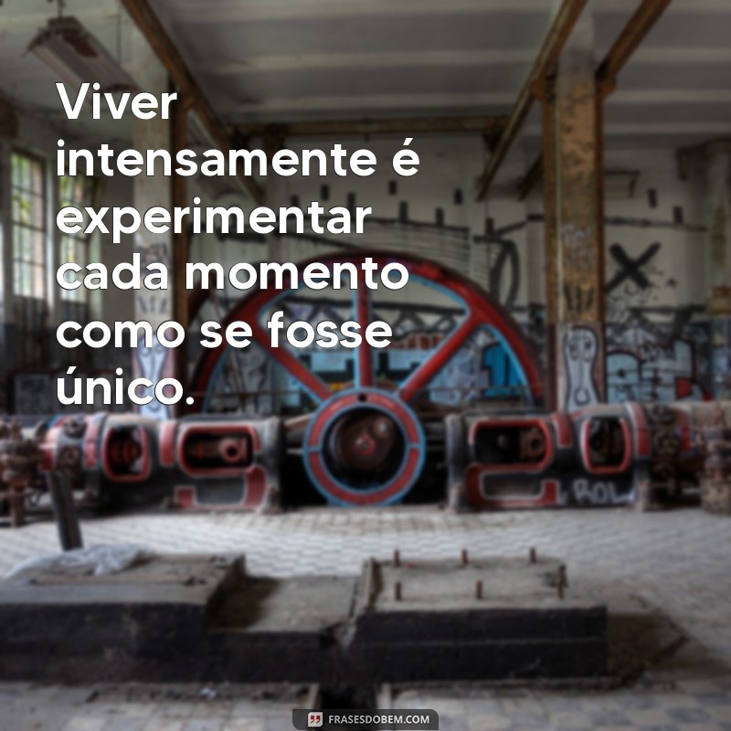 viva intensamente significado Viver intensamente é experimentar cada momento como se fosse único.