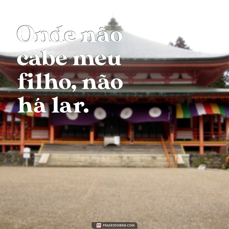 Frases Inspiradoras sobre Limites: Onde Não Cabe Meu Filho, Não Me Cabe 