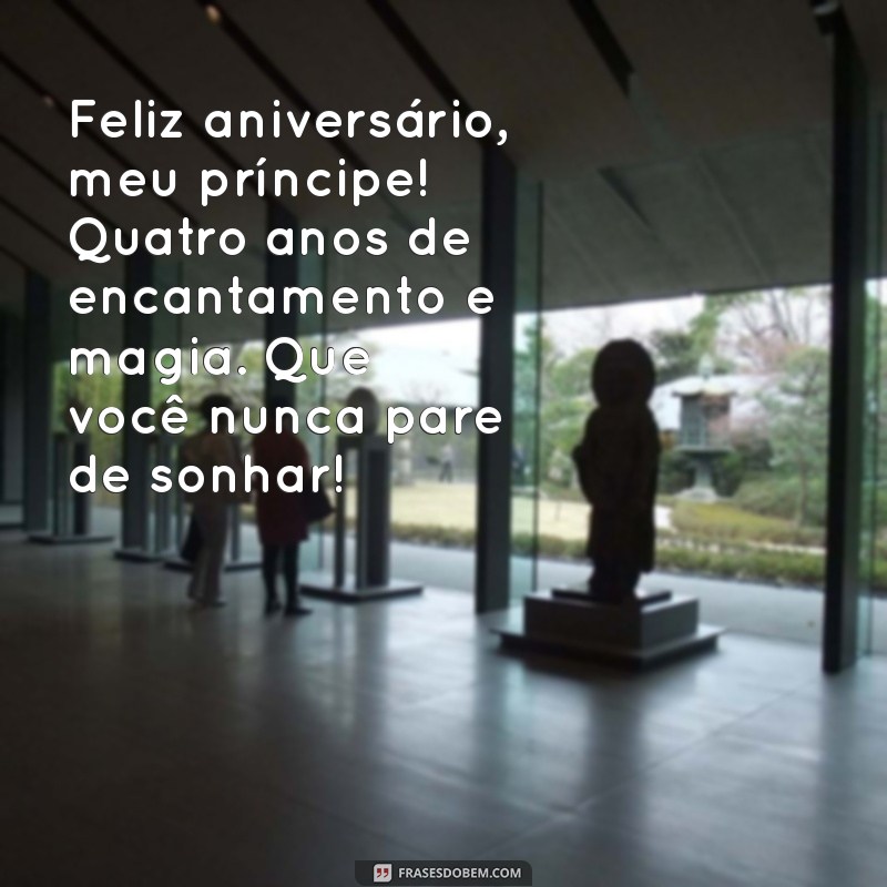 Frases Criativas para Aniversário de 4 Anos do Filho: Inspirações do Tumblr 