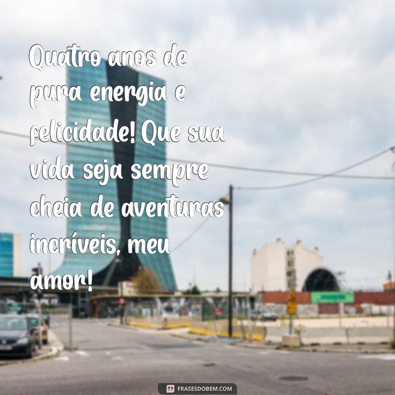 Frases Criativas para Aniversário de 4 Anos do Filho: Inspirações do Tumblr 