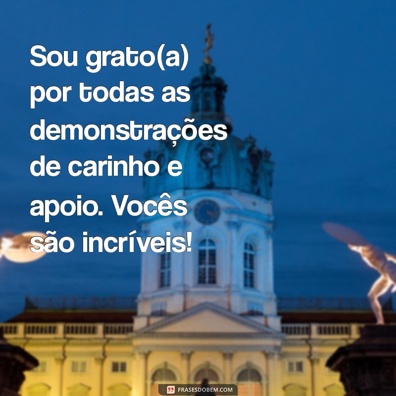 Frases Inspiradoras de Agradecimento pelas Felicitações: Mostre Sua Gratidão 