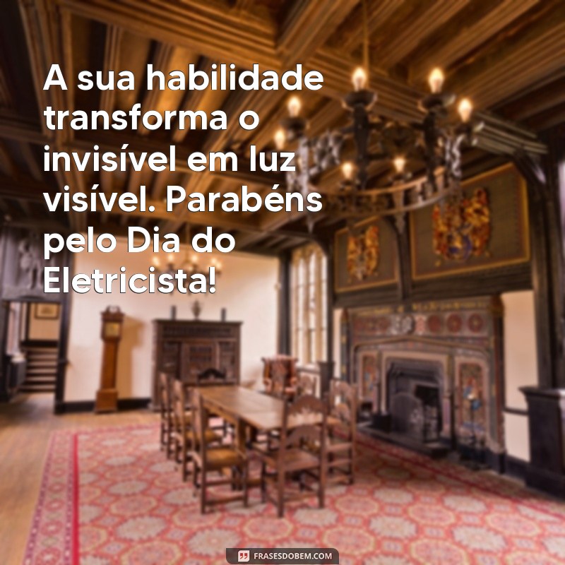 Frases Inspiradoras para Celebrar o Dia do Eletricista 