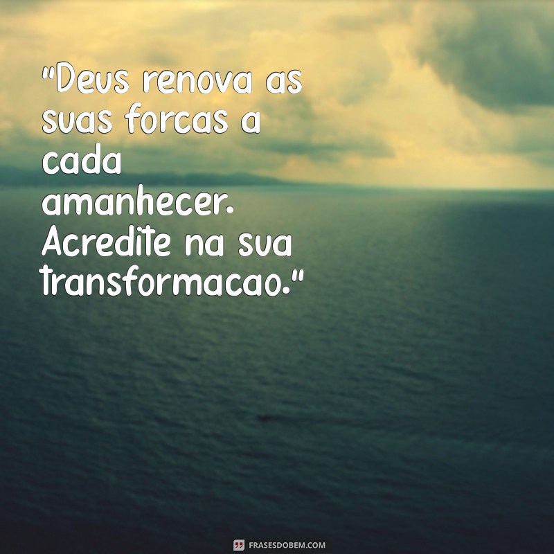 mensagem de renovo de deus 