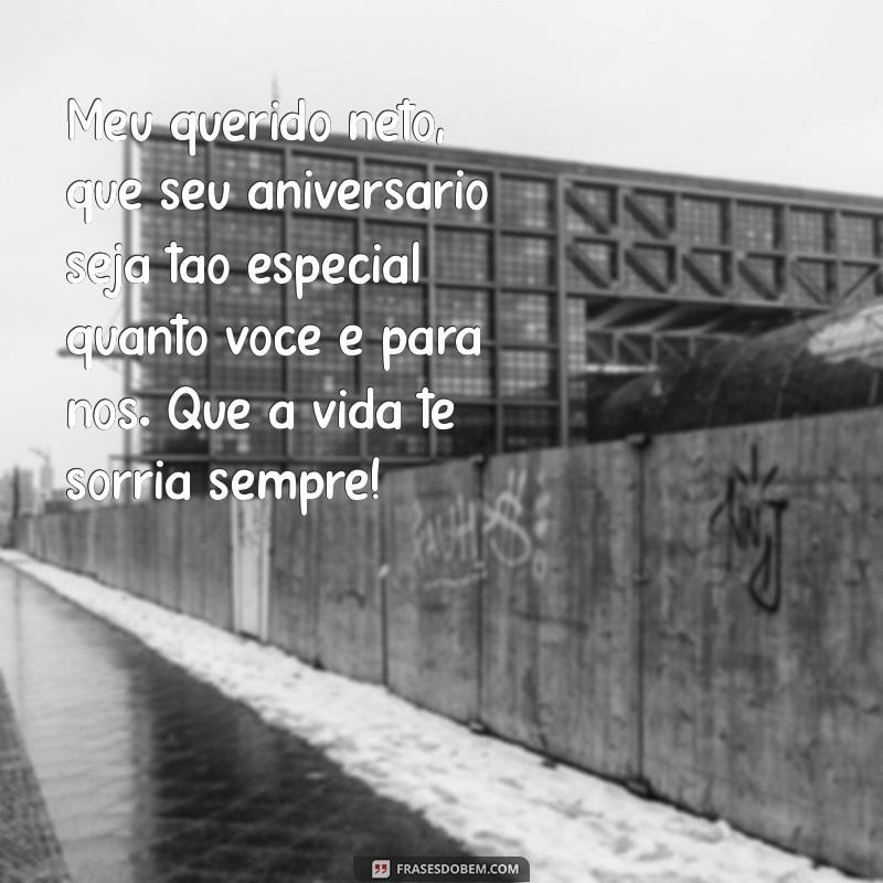 Mensagens Carinhosas para Aniversário do Neto: Celebre com Amor e Alegria! 