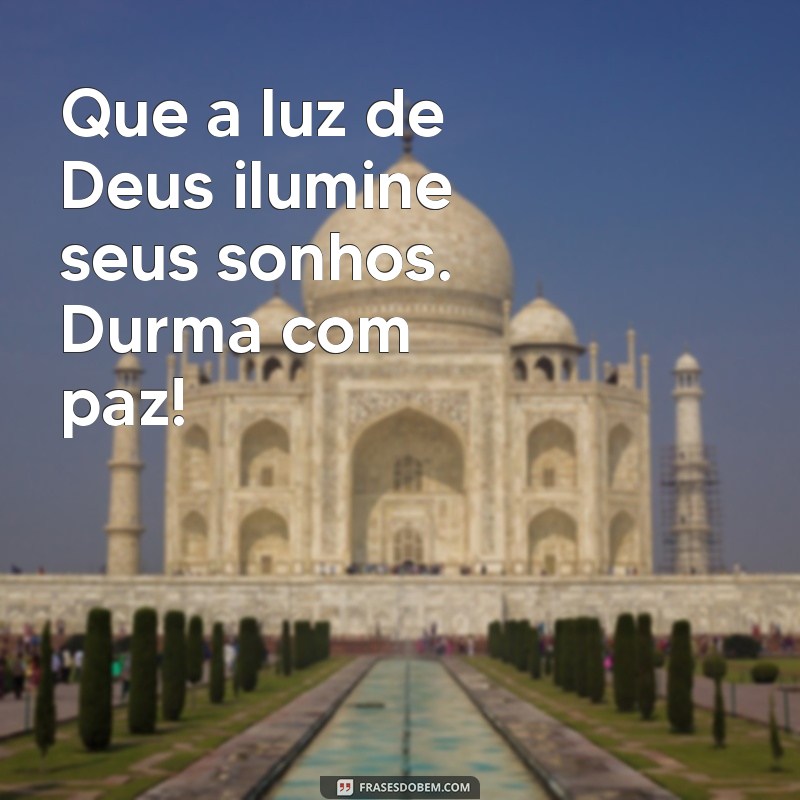 Boa Noite: Mensagens Inspiradoras para Dormir em Paz com Deus 