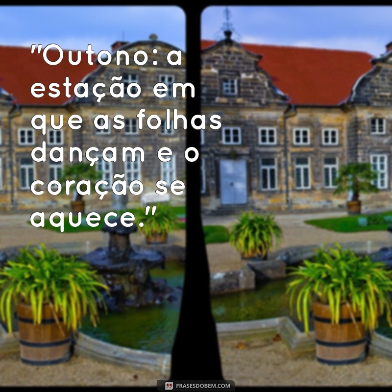 frases de outono para status 