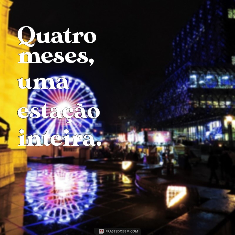 Frases Inspiradoras para Comemorar 4 Meses de Amor e Conquistas 