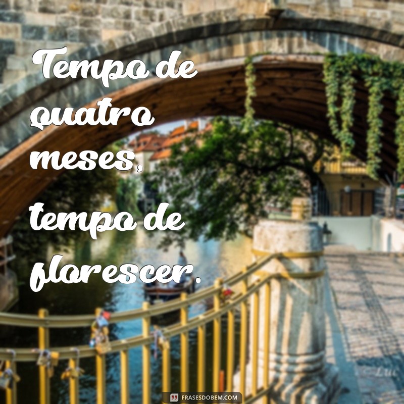 Frases Inspiradoras para Comemorar 4 Meses de Amor e Conquistas 