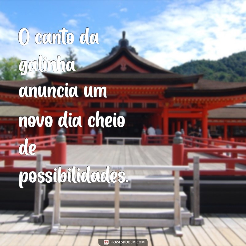 Frases Engraçadas e Inspiradoras sobre Galinhas: Divirta-se com Nossas Melhores Seleções! 