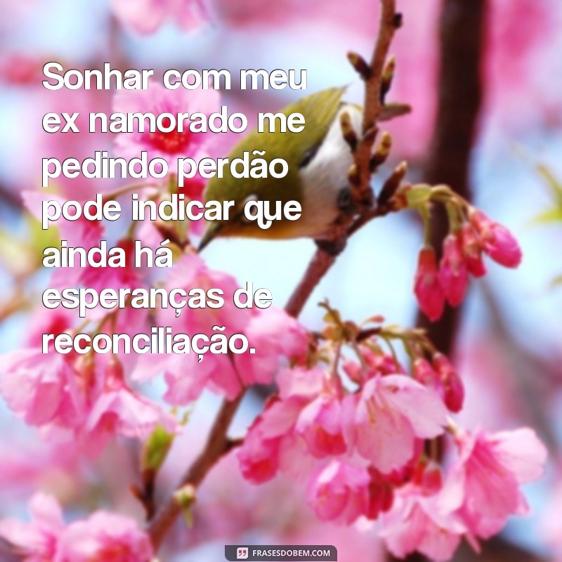 Descubra o significado por trás das frases sobre sonhar fazendo amor com o ex namorado 