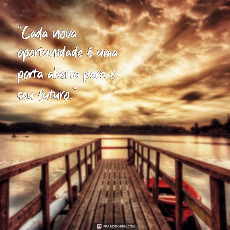 frases motivacional oportunidade 