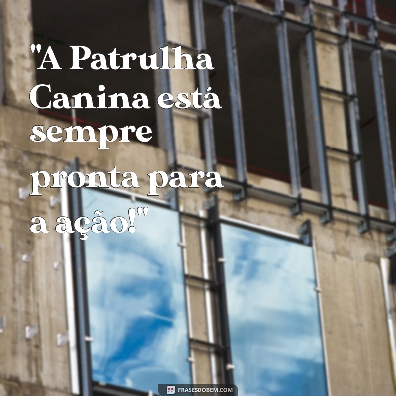 frases patrulha canina 